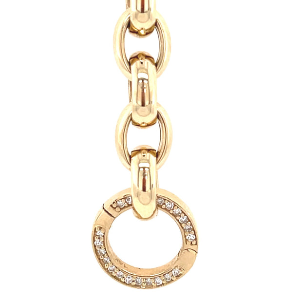 Oval Belcher Chain Necklace - Gold Plated – Sophie Divett Jewellery